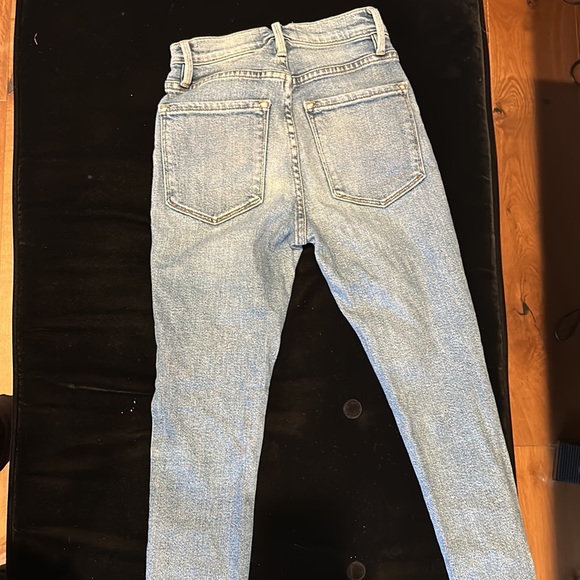 Frame Ali High Rise Raw Hem Skinny Jean 23 - Picture 3 of 3